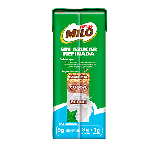 MILO® EN CAJITA MENOS AZÚCAR