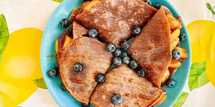 Receta de pancakes de avena