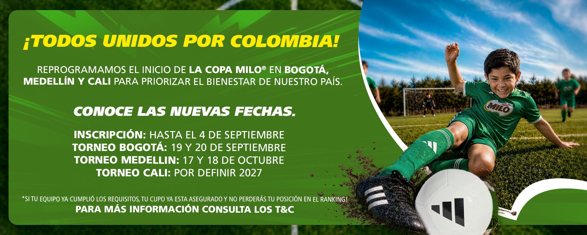 Banner Copa Milo