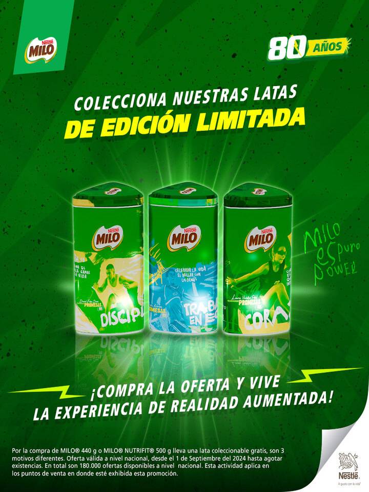 Promo de las tres latas MILO®
